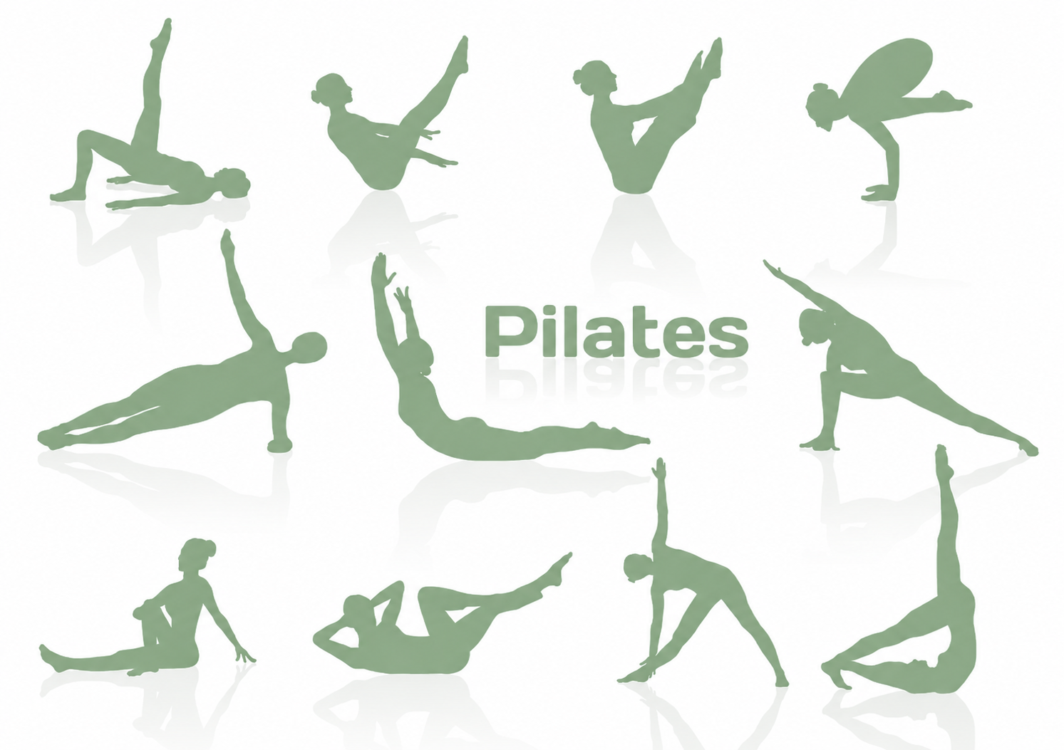 Mouvement de Pilates sur tapis